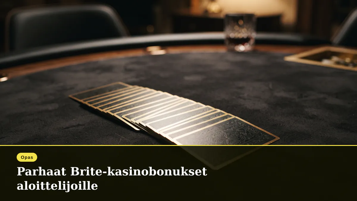 Parhaat Brite-kasinobonukset aloittelijoille