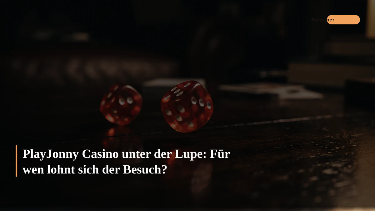 PlayJonny Casino unter der Lupe: Für wen lohnt sich der Besuch?