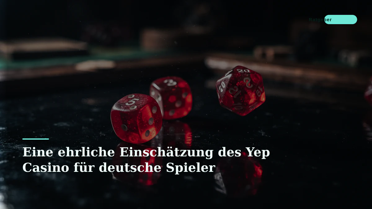 Eine ehrliche Einschätzung des Yep Casino für deutsche Spieler