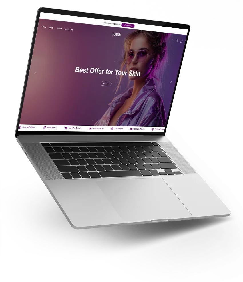 Mockup da plataforma