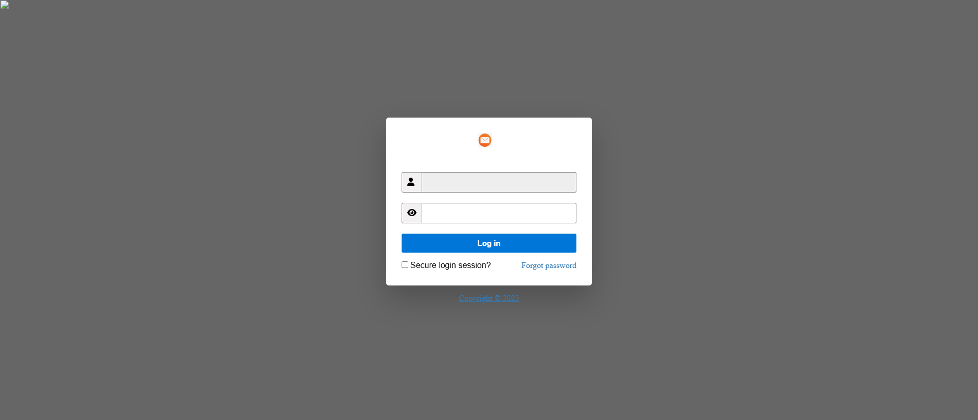 Forensic screenshot of [REDACTED] showing the phishing page layout