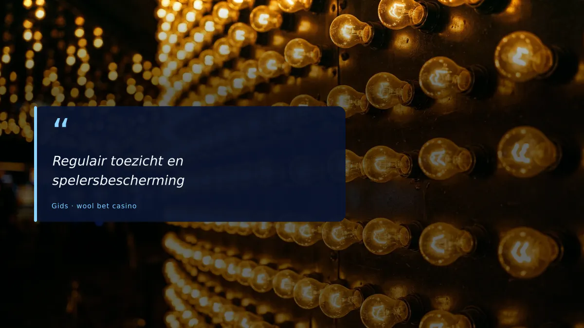 Regulair toezicht en spelersbescherming