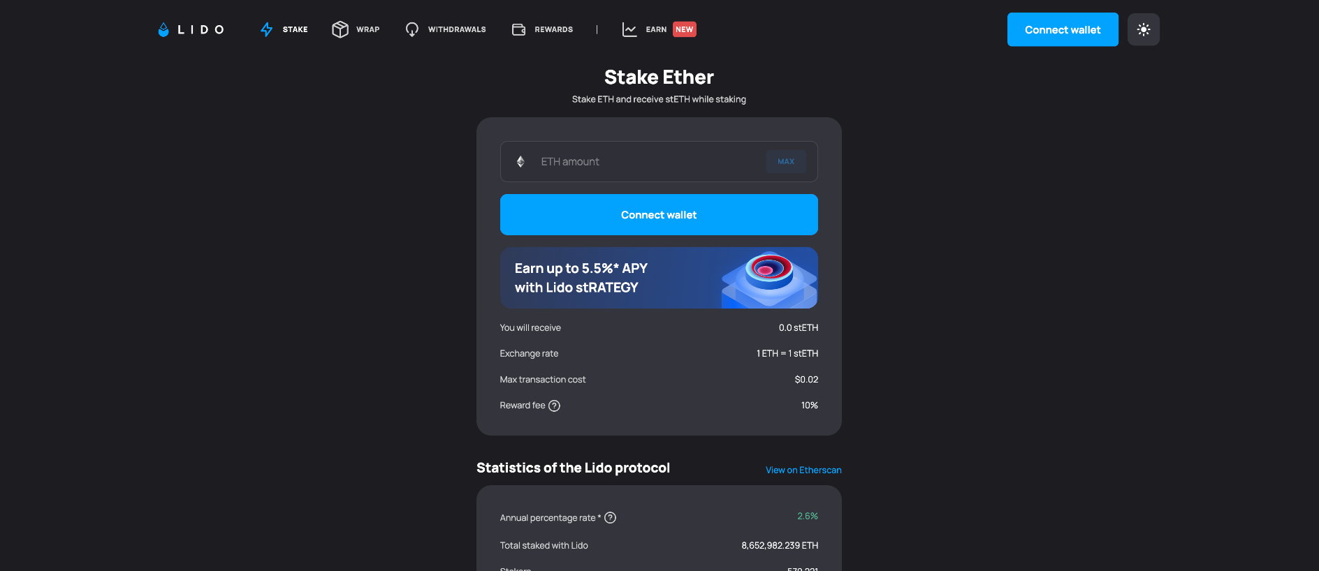 Stored capture of lido-fi-nance.github.io