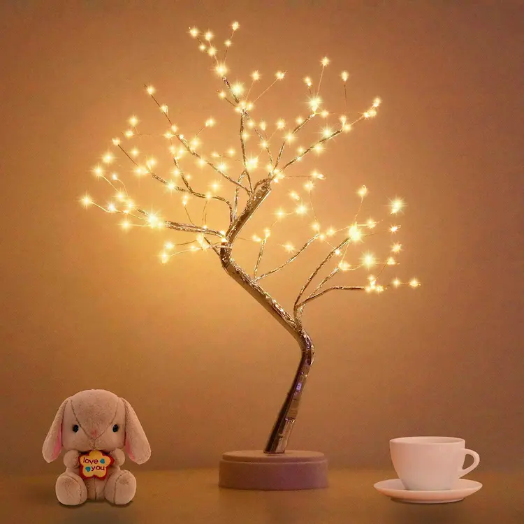 Aesthetic LED Bonsai Tree Lamp – Soft Ambient Glow Decor