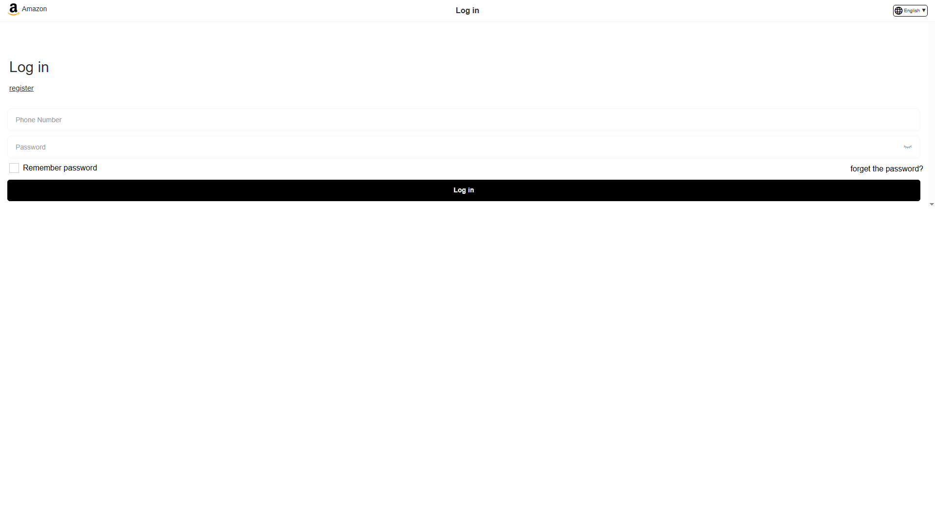 Forensic screenshot of [REDACTED] showing the phishing page layout