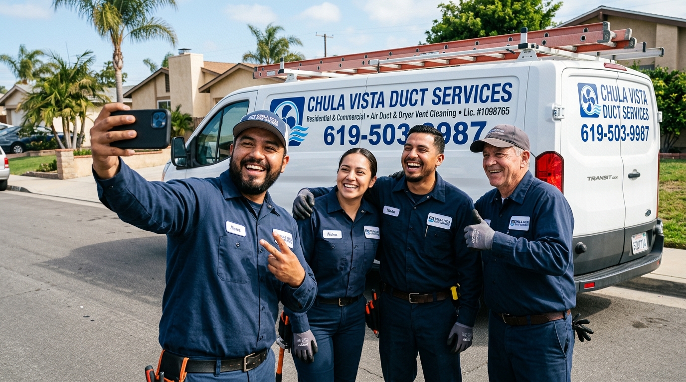Air duct cleaning technician in Chula Vista CA