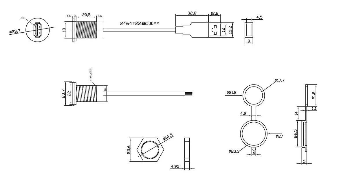 USBA TYPE B 005