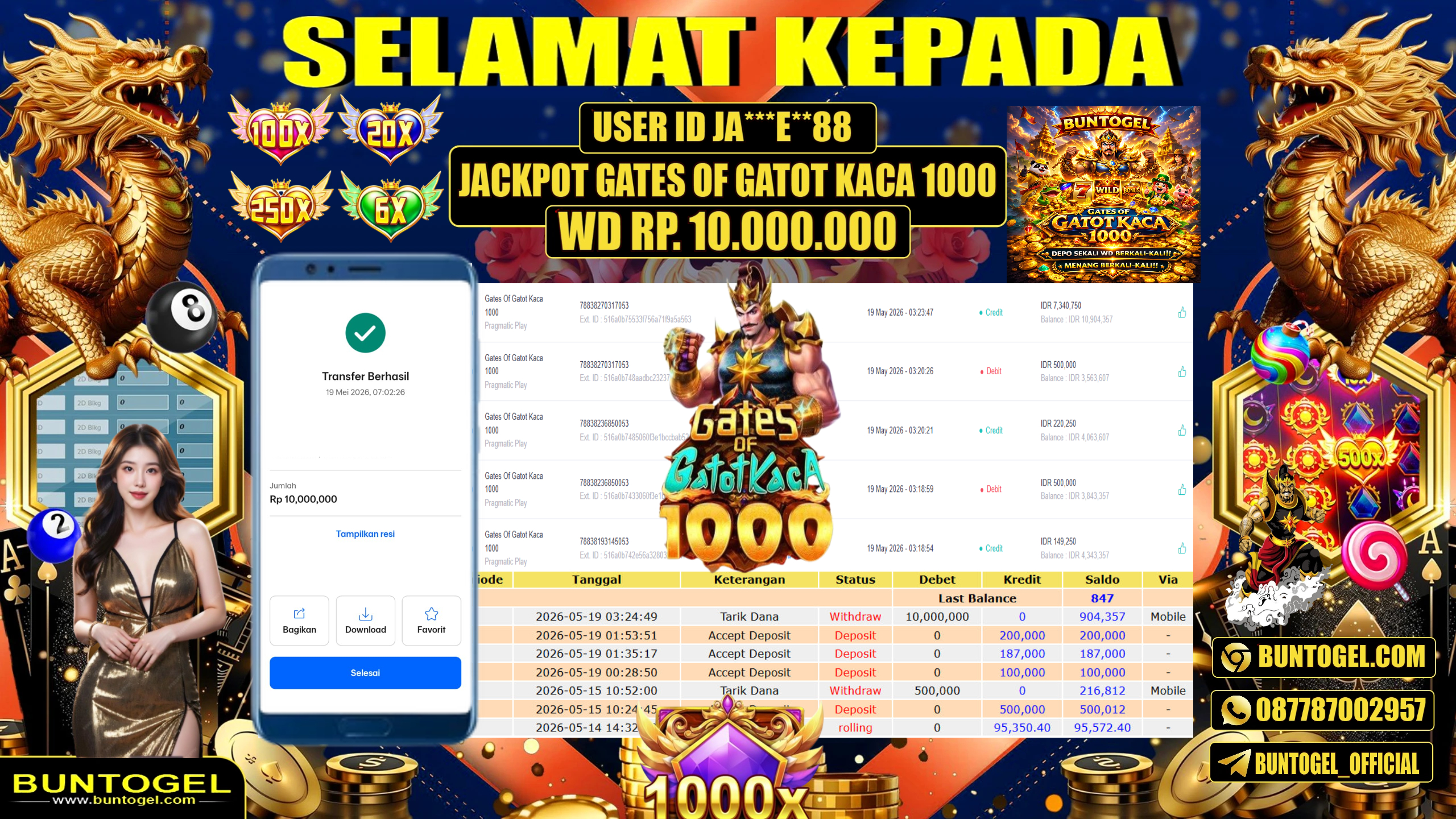 BUKTI BAYAR BUNTOGEL