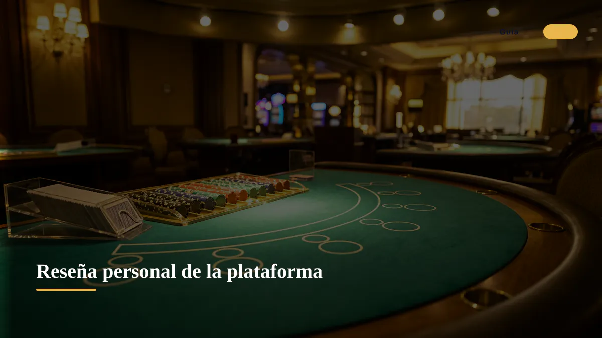 Reseña personal de la plataforma