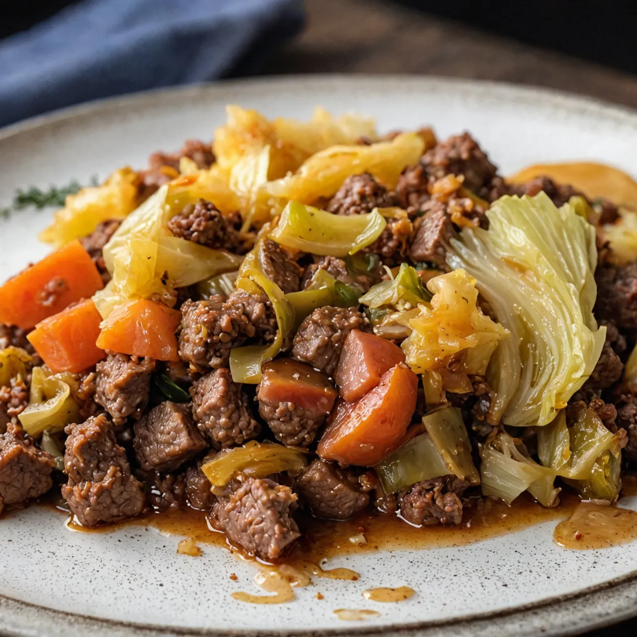 Irish Ground Beef & Cabbage Recipe