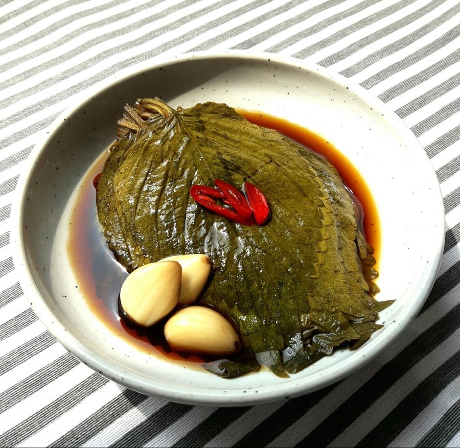 깻잎순볶음 재료