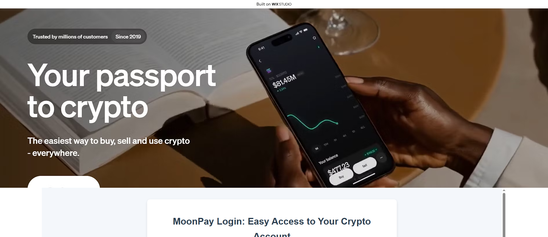Screenshot of apps-moonpay.wixstudio.com