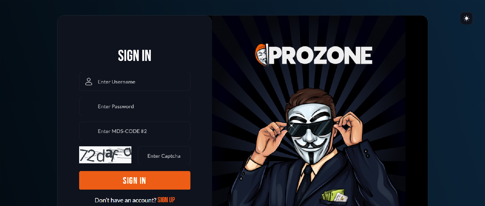 Screenshot of prozonei.cc