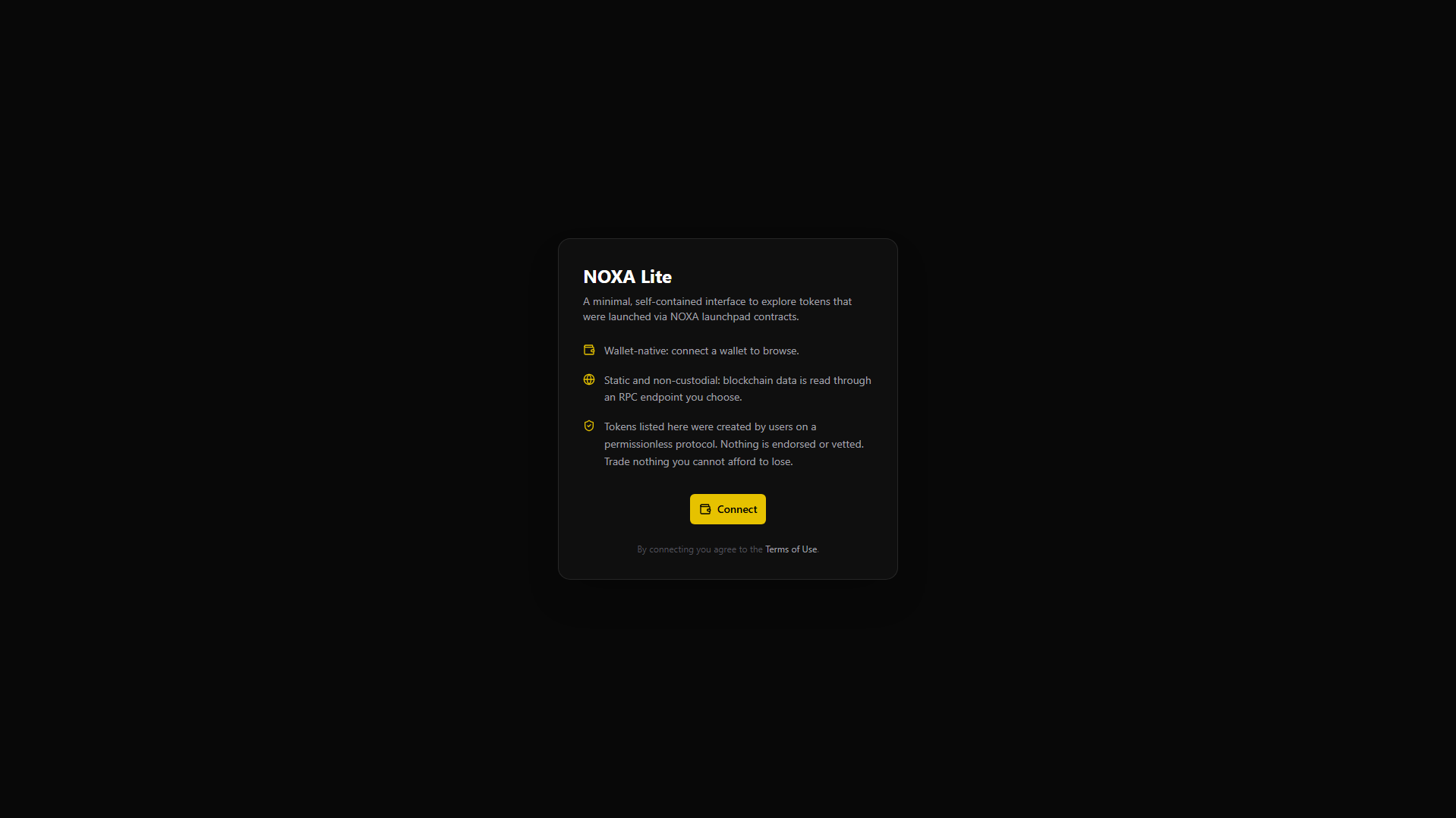 Forensic screenshot of noxas.fun showing the phishing page layout