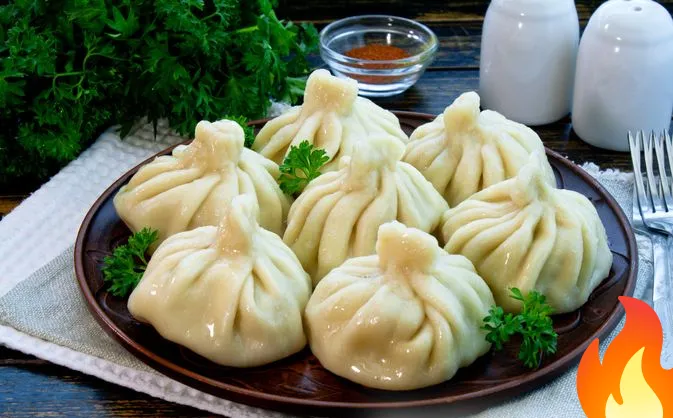 Фото Хинкали с курицей