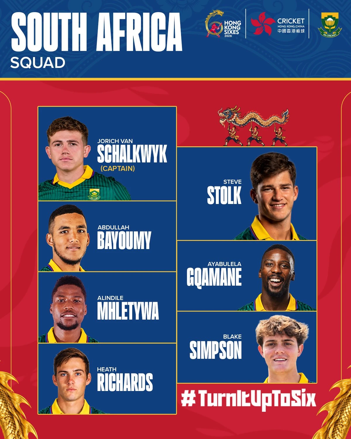 South Africa Squad