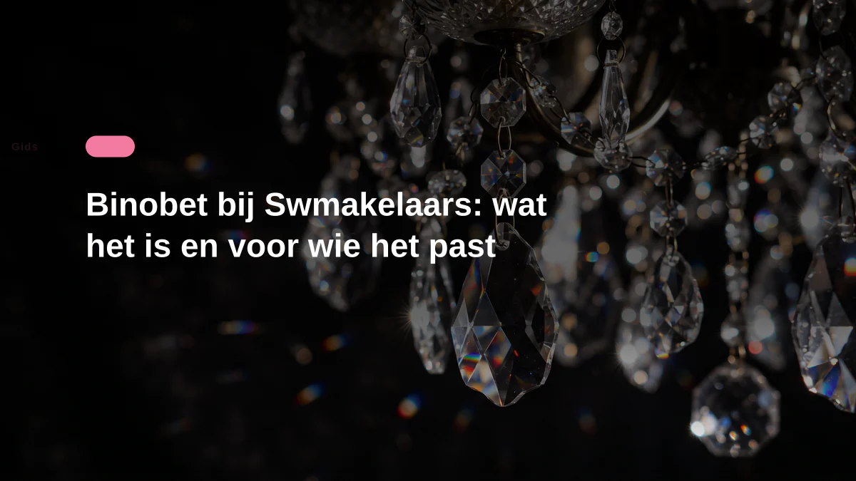 Binobet bij Swmakelaars: wat het is en voor wie het past