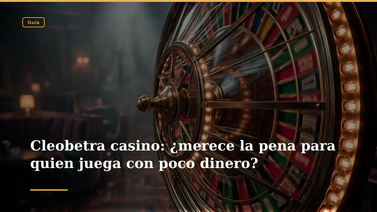 Cleobetra casino: ¿merece la pena para quien juega con poco dinero?