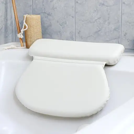LifeGoods Badkussen - met Anti Slip Zuignappen - Nekkussen Bad - Bad accessoires - ZitBadXL.nl