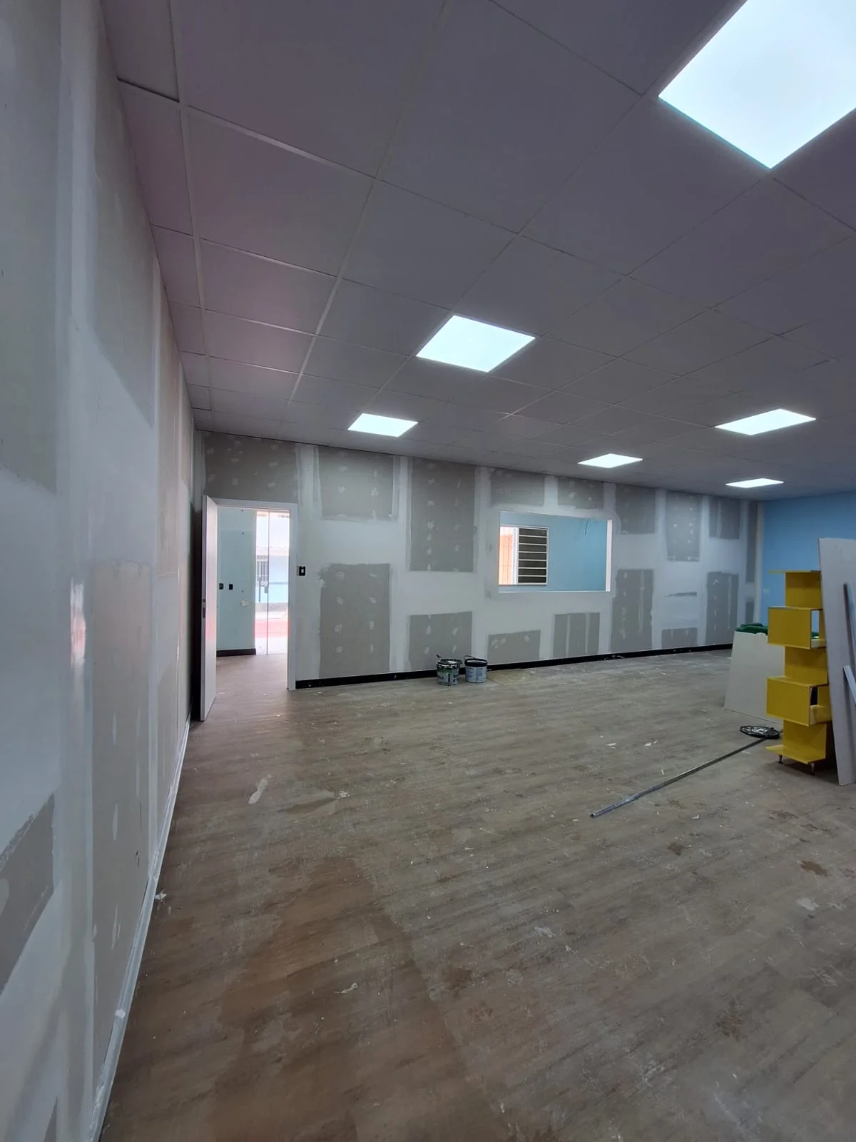 Divisão de ambientes em drywall