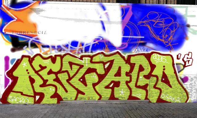 Graffiti artwork by H812