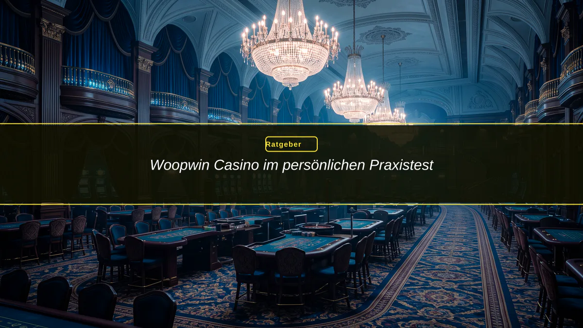 Woopwin Casino im persönlichen Praxistest