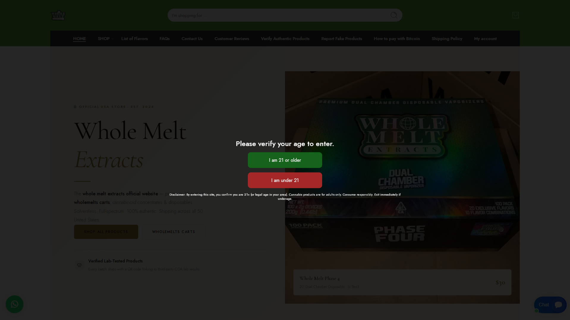 Основной снимок · wholemeltextractofficialstore.com