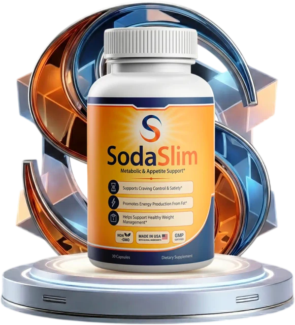 SodaSlim™ bottle — Advanced Metabolic & Digestive Support supplement, 30 vegetarian capsules