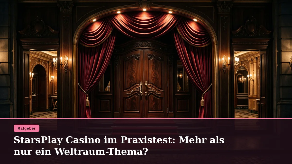 StarsPlay Casino im Praxistest: Mehr als nur ein Weltraum-Thema?