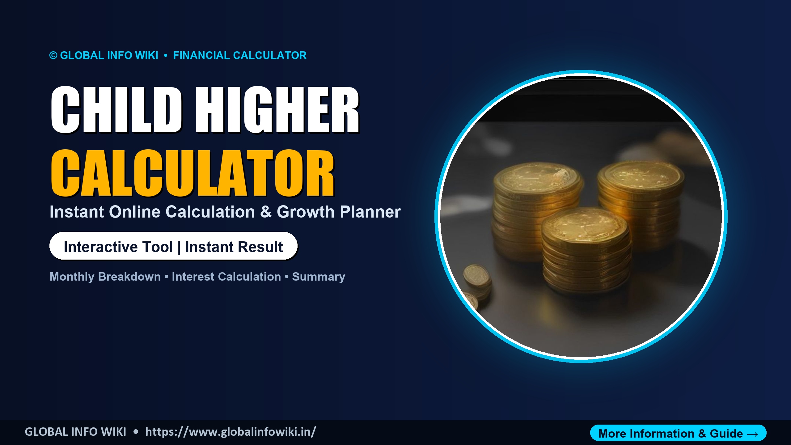 Child Higher Education Planner — Calculate Future College Cost & Monthly SIP Needed Child Higher Education Planner — Calculate Future College Cost & Monthly SIP Needed