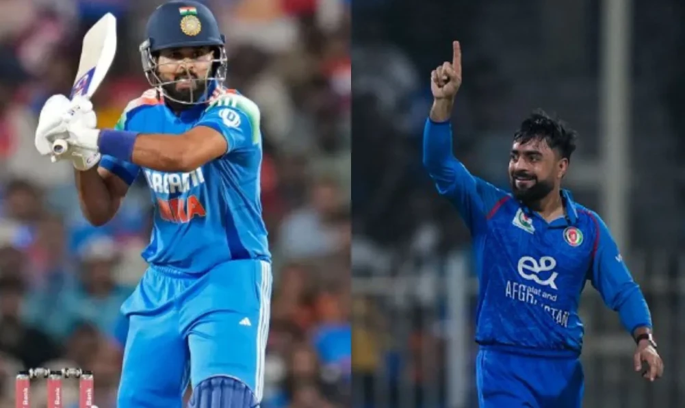 Shreyas Iyer vs Rashid Khan Picture