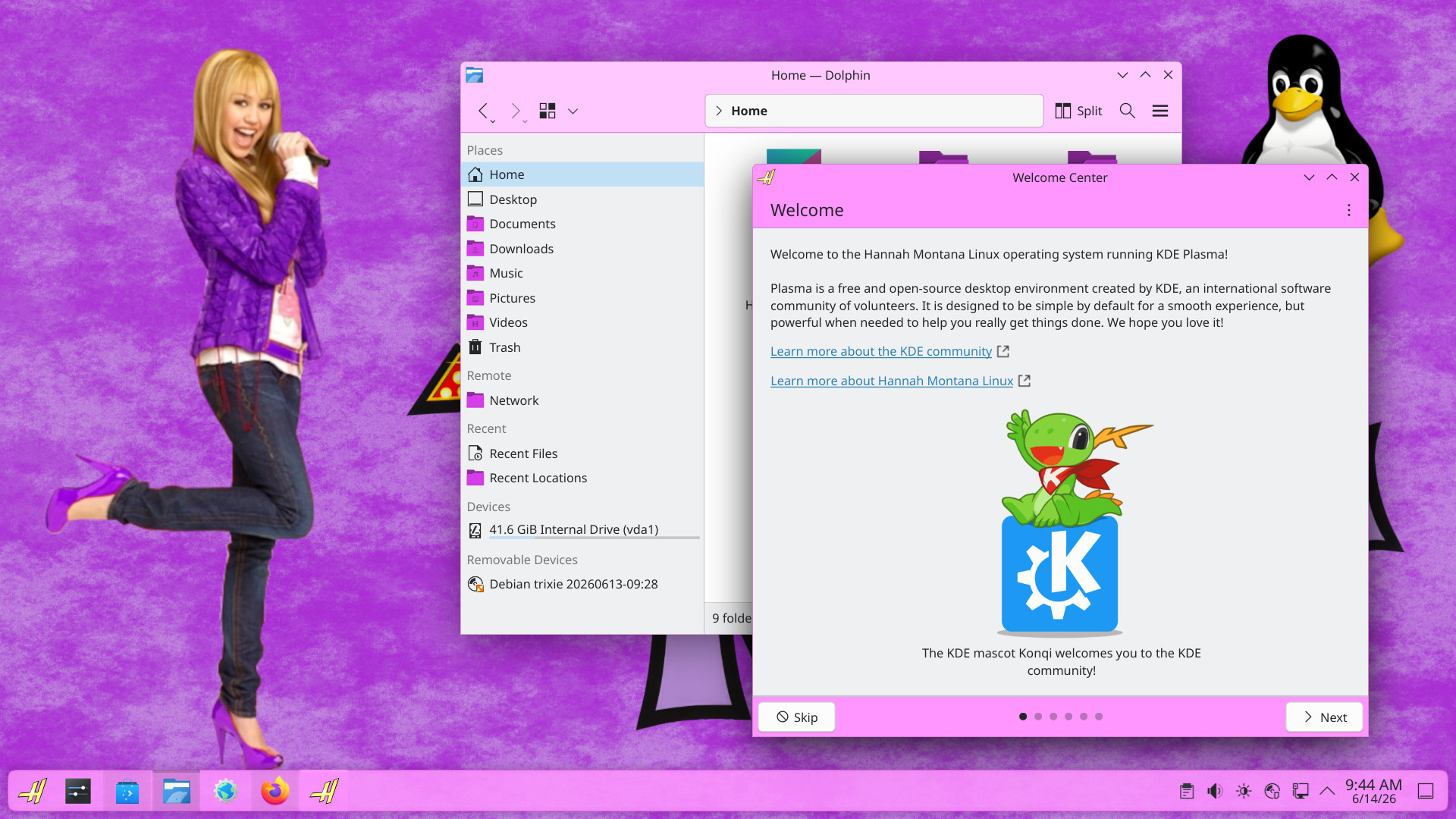 Ennél nagyobb csapás az évben már nem érheti a Linux közösséget: Új kiadással jelentkezik a Hannah Montana Linux