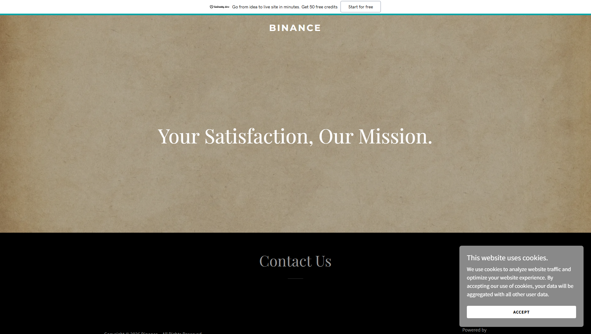 Stored capture of binance-pro.com