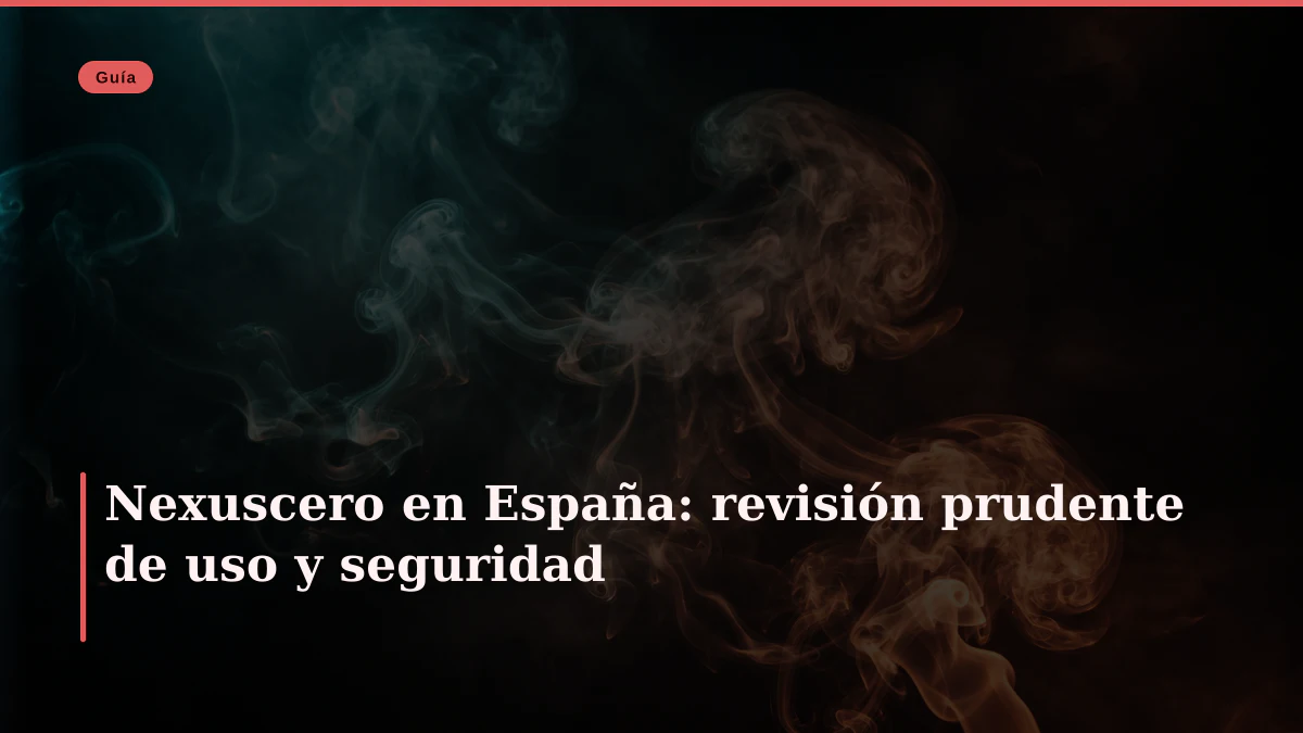 Nexuscero en España: revisión prudente de uso y seguridad