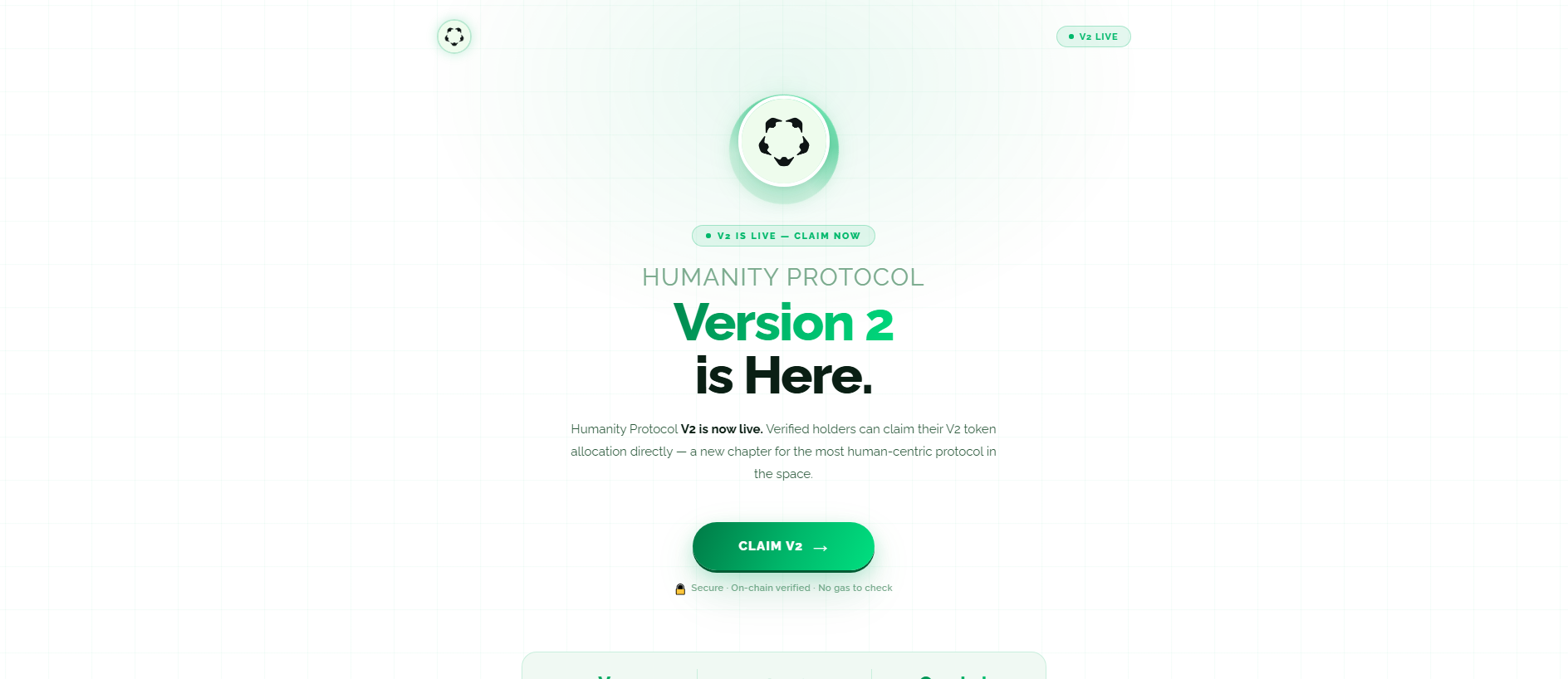 Screenshot of humanityrevive.live
