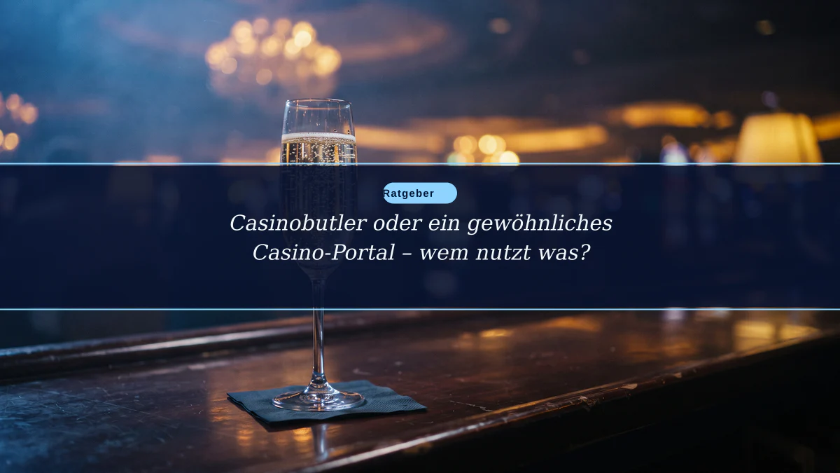 Casinobutler oder ein gewöhnliches Casino-Portal – wem nutzt was?