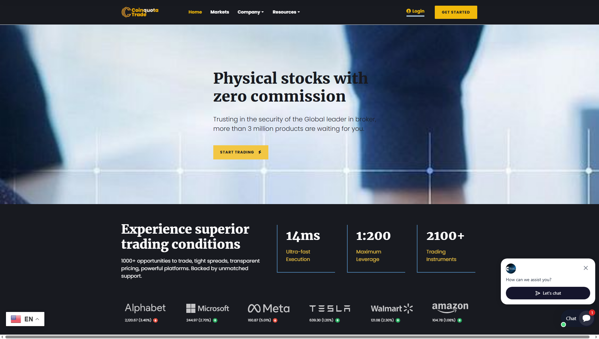Forensic screenshot of coinquotatrd.com showing the phishing page layout