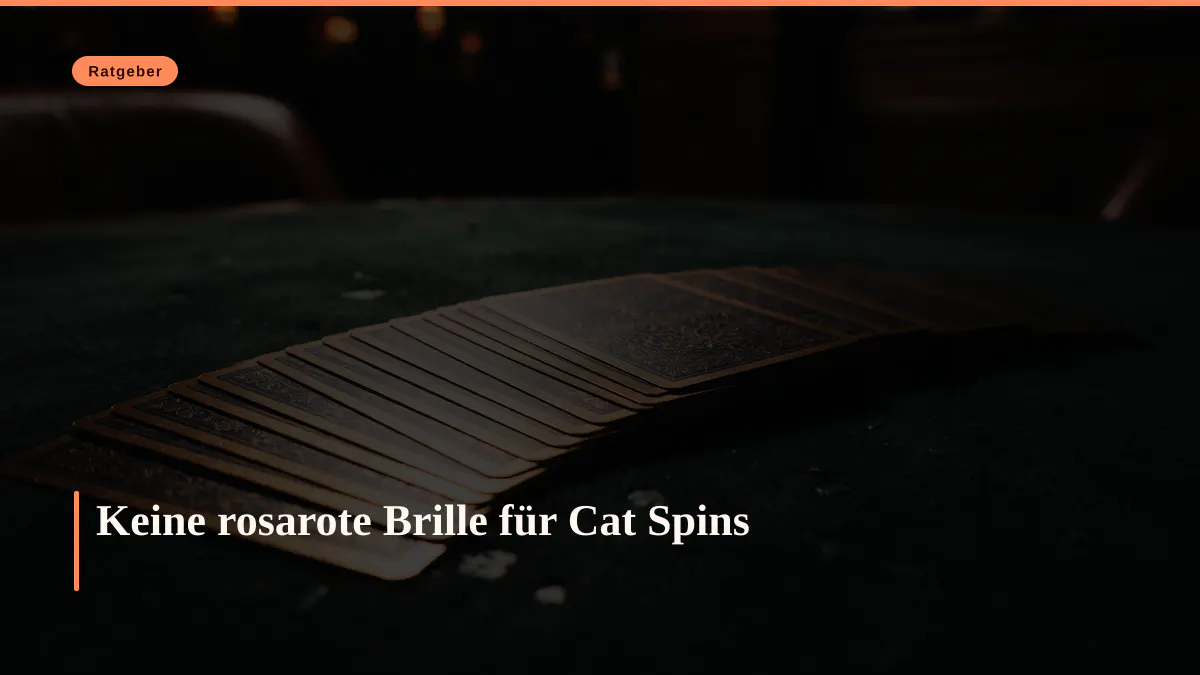 Keine rosarote Brille für Cat Spins