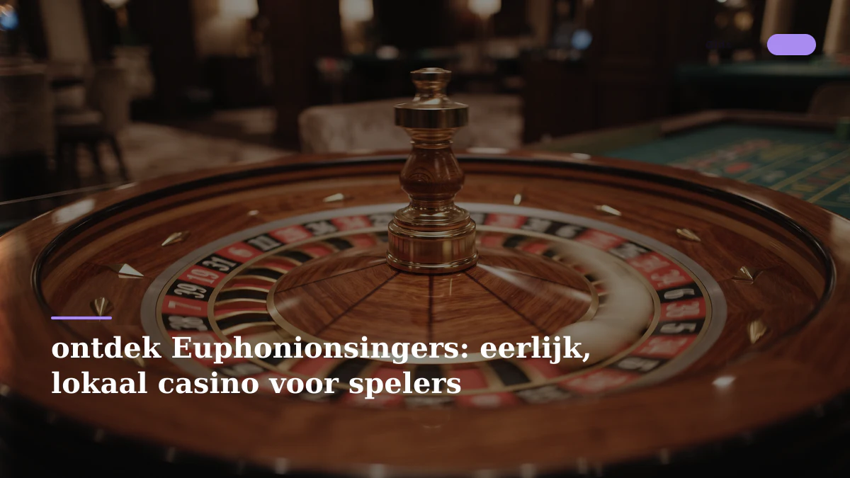 ontdek Euphonionsingers: eerlijk, lokaal casino voor spelers
