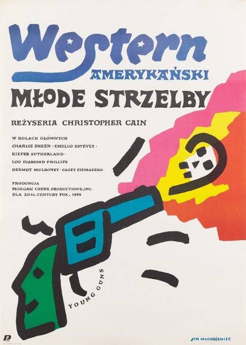 Młode strzelby / Young Guns (1988) PL.1080p.WEB-DL.x264-Kbuso | Lektor PL
