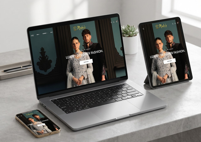 Mahi's Store website design