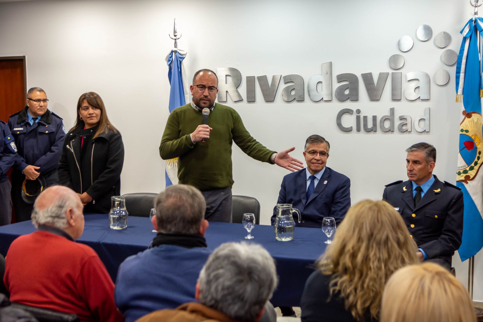 RIVADAVIA: encuentro referido a la seguridad ciudadana con la Secretaría de Seguridad