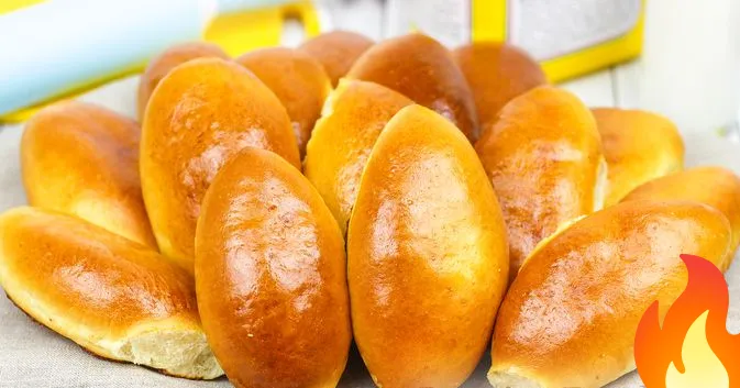 Постер Пирожки с капустой (в духовке)