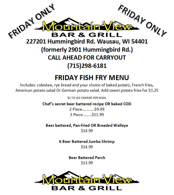 Friday-Fish-Fry-Menu