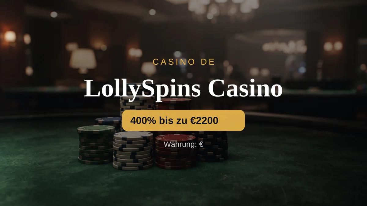 LollySpins Casino — Willkommensbonus 400% bis zu €2200 + 350 FS, Zahlungen: Skrill, Neteller, MiFinity, Bitcoin, Ethereum