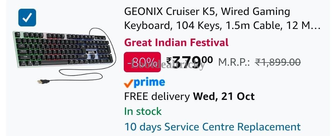 Gaming Keyboard – Just ₹379 | Best Price Drop Today Gaming Keyboard – Just ₹379 | Best Price Drop Today
