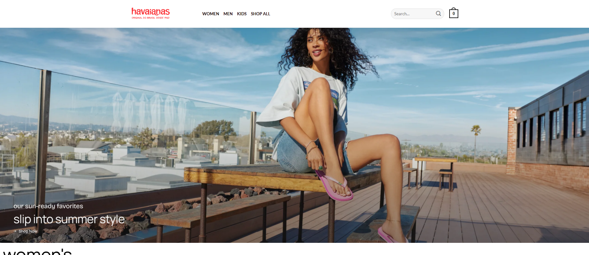 Stored capture of havaianasane.shop
