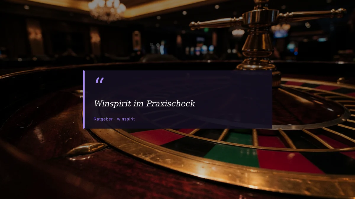Winspirit im Praxischeck