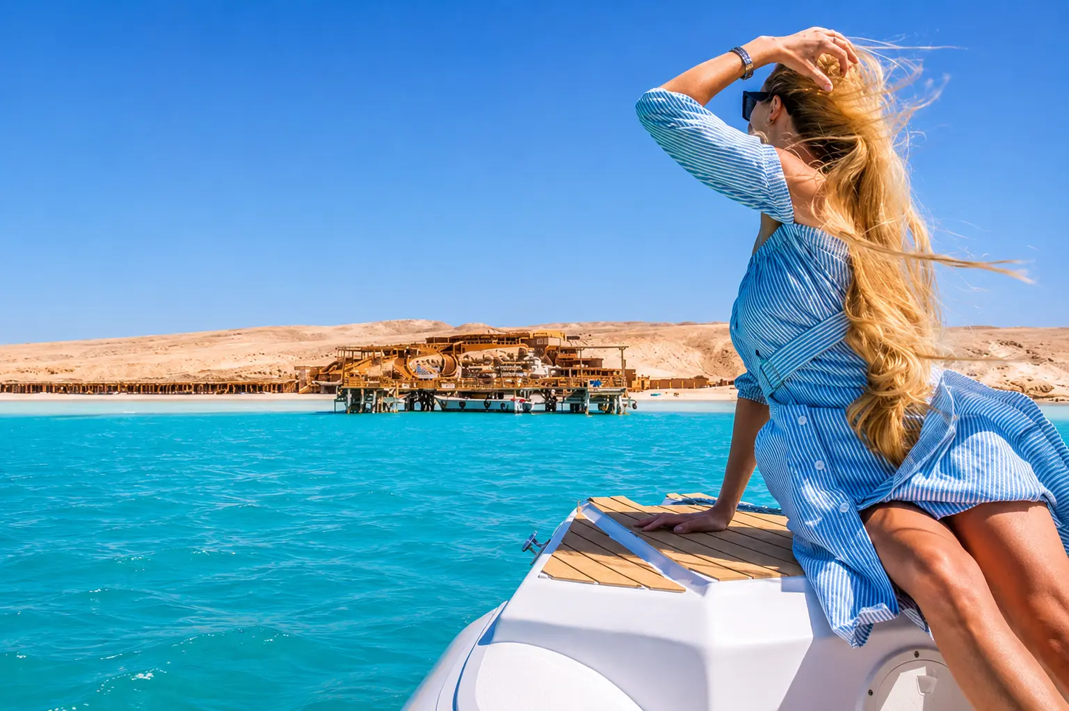 Private Speed Boat to Orange Bay Hurghada