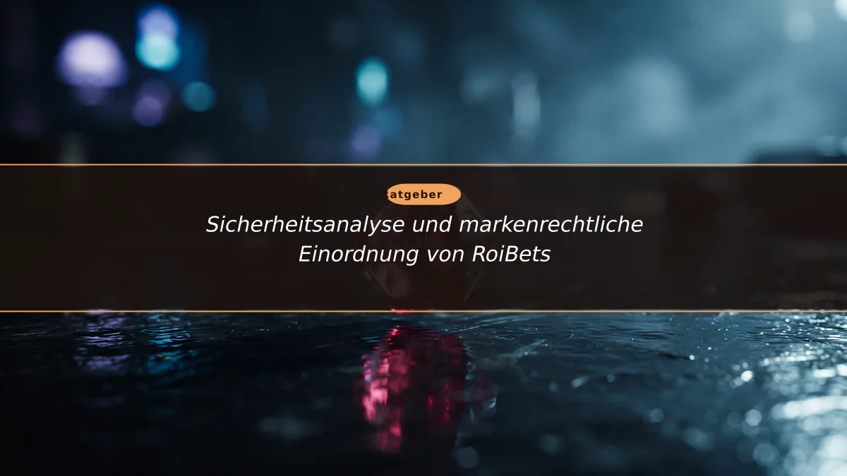 Sicherheitsanalyse und markenrechtliche Einordnung von RoiBets